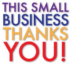 This small business thanks you!