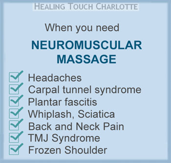 Conditions Neuromuscular Massage Can Relieve 