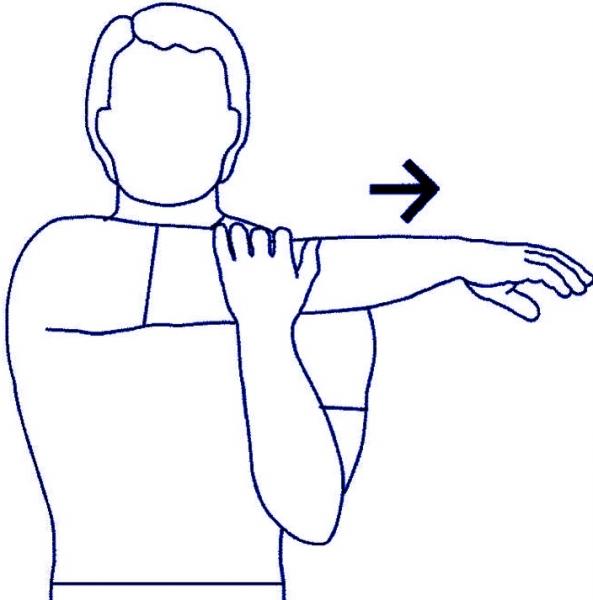 Stretching Arms And Shoulders