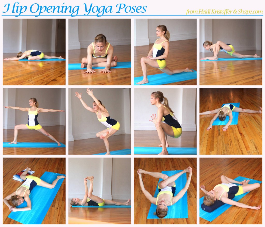 Hip Opening poses by Heidi Kristoffer on Shape